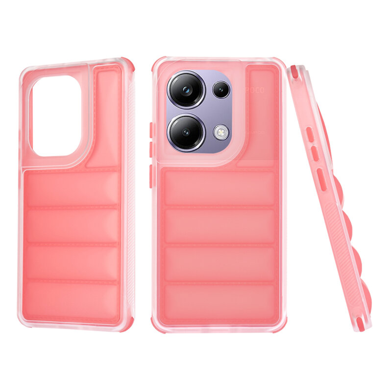 Husa Xiaomi Poco M6 Pro 4G Techsuit Wave Shield, rosu