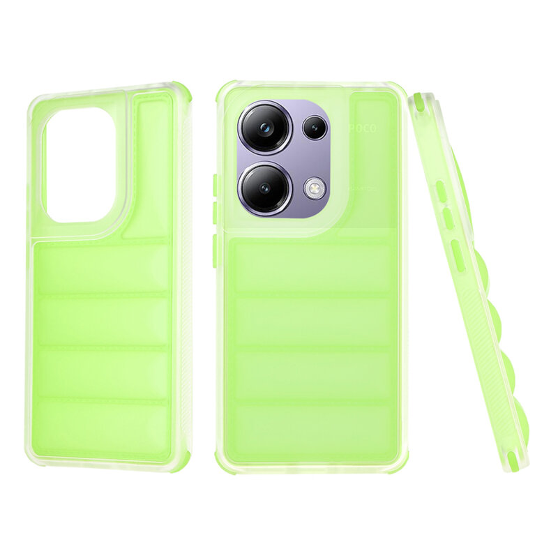 Husa Xiaomi Poco M6 Pro 4G Techsuit Wave Shield, verde