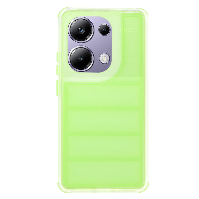 Husa Xiaomi Poco M6 Pro 4G Techsuit Wave Shield, verde