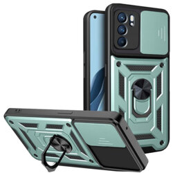 Husa Oppo Reno6 5G protectie camera Techsuit CamShield Series, verde