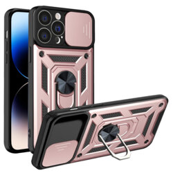 Husa iPhone 14 Pro Max protectie camera Techsuit CamShield Series, roz