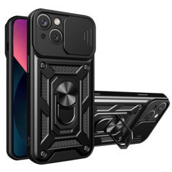 Husa iPhone 14 protectie camera Techsuit CamShield Series, negru