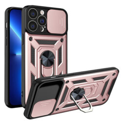 Husa iPhone 13 Pro protectie camera Techsuit CamShield Series, roz