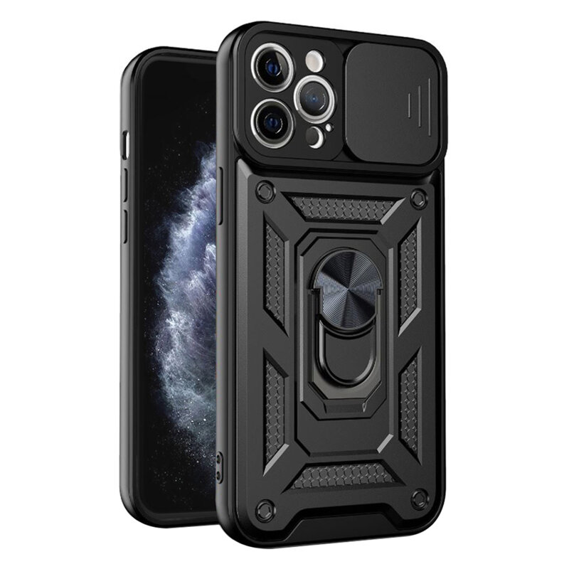 Husa iPhone 11 Pro protectie camera Techsuit CamShield Series, negru