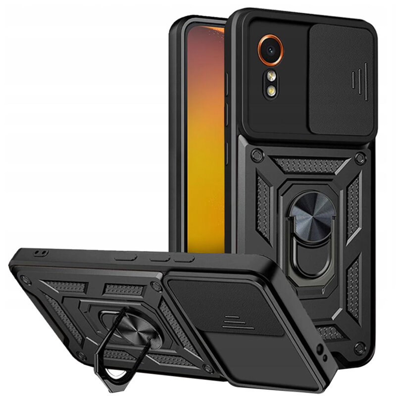 Husa Samsung Galaxy Xcover7 protectie camera Techsuit CamShield Series, negru