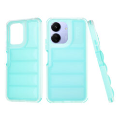Husa Xiaomi Poco C65 Techsuit Wave Shield, turcoaz