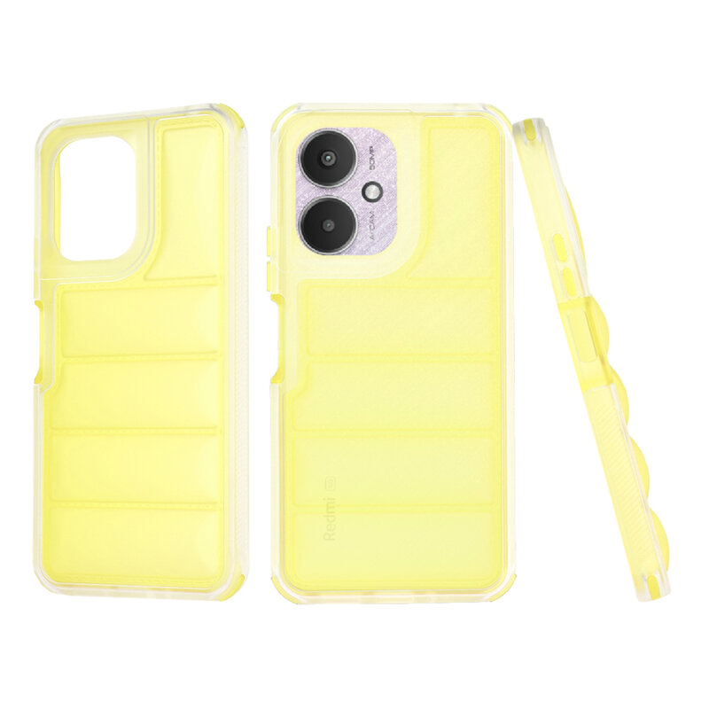 Husa Xiaomi Poco C65 Techsuit Wave Shield, galben