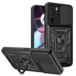 Husa Motorola Edge 30 Pro protectie camera Techsuit CamShield Series, negru