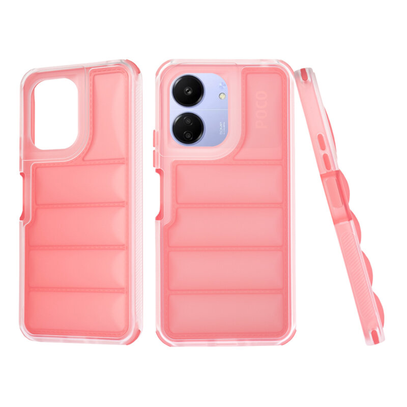 Husa Xiaomi Poco C65 Techsuit Wave Shield, rosu