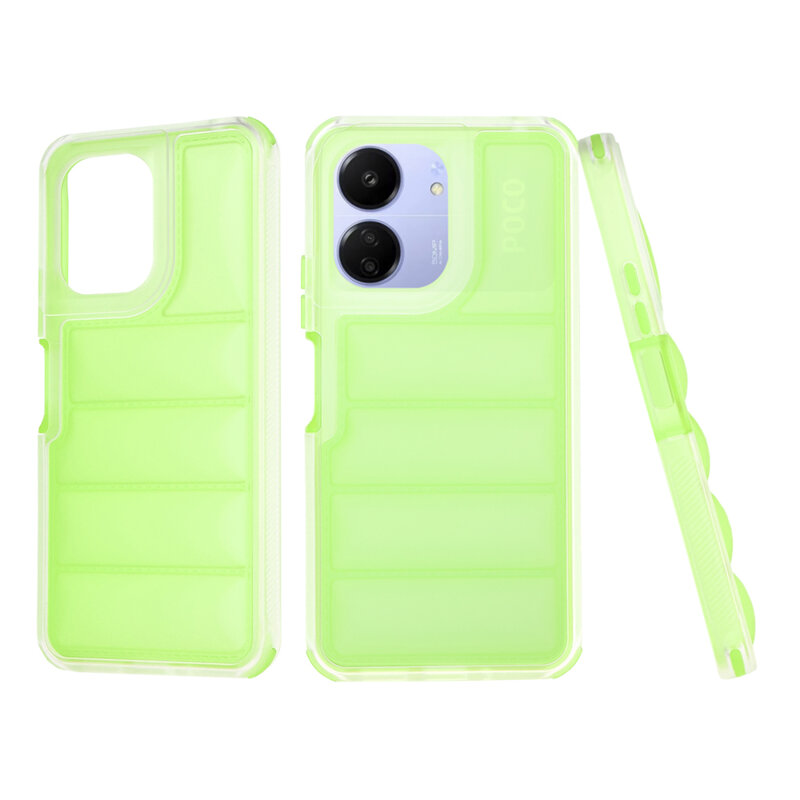 Husa Xiaomi Poco C65 Techsuit Wave Shield, verde