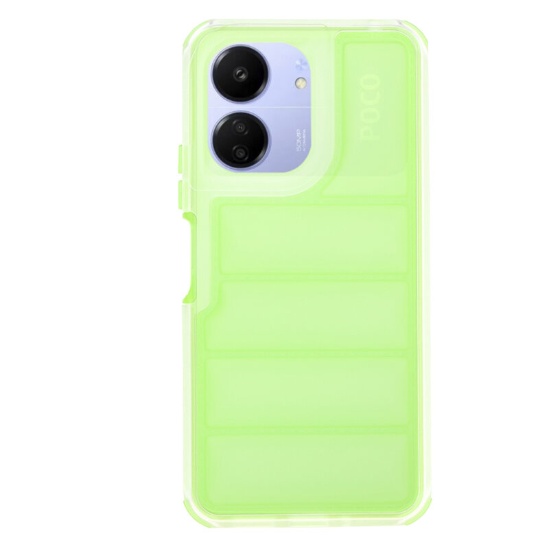 Husa Xiaomi Poco C65 Techsuit Wave Shield, verde