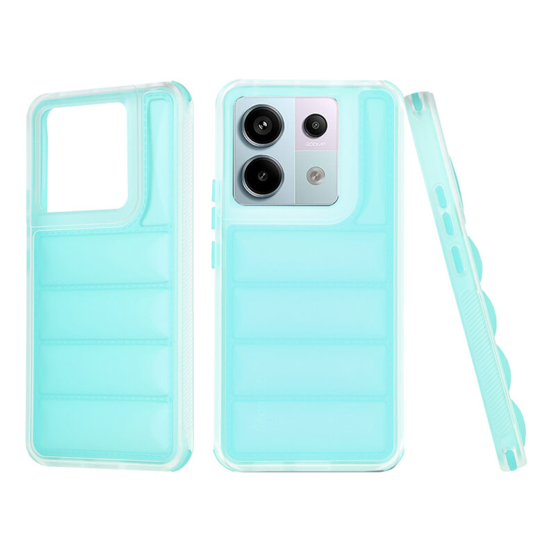 Husa Xiaomi Redmi Note 13 Pro 5G Techsuit Wave Shield, turcoaz