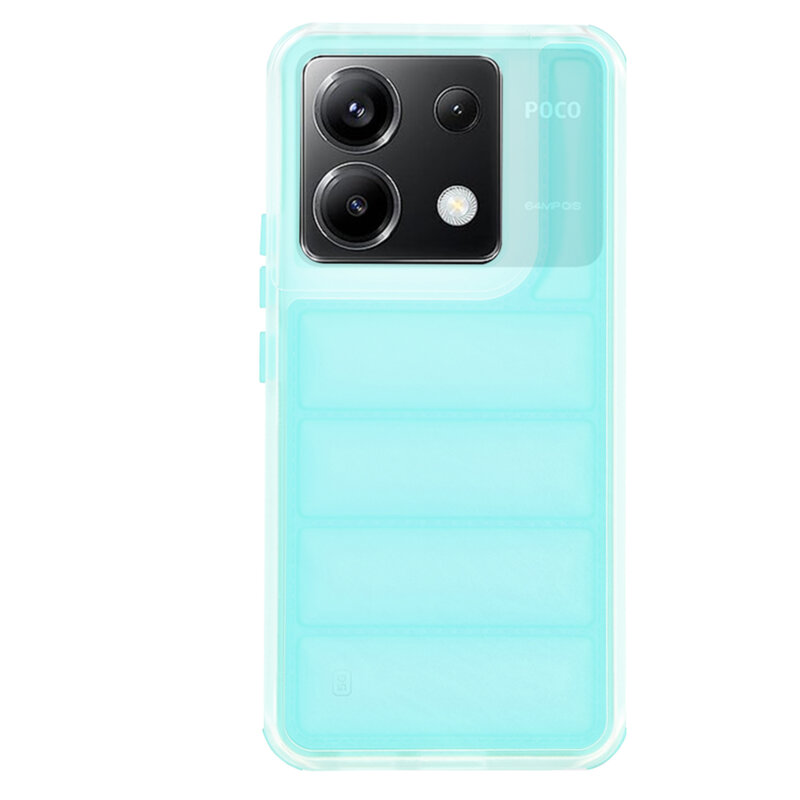 Husa Xiaomi Poco X6 Techsuit Wave Shield, turcoaz
