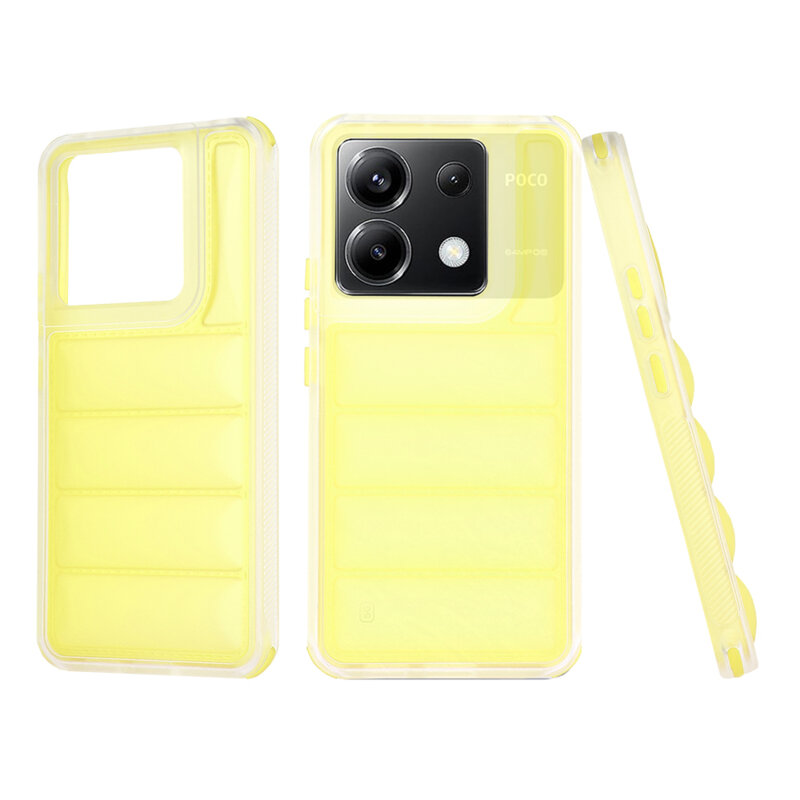 Husa Xiaomi Poco X6 Techsuit Wave Shield, galben