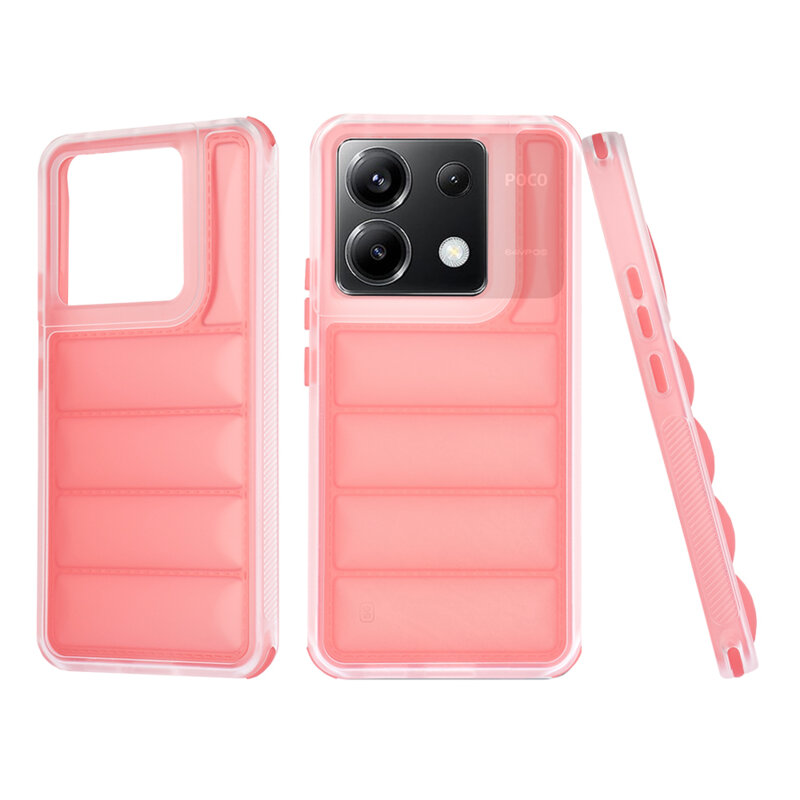 Husa Xiaomi Poco X6 Techsuit Wave Shield, rosu