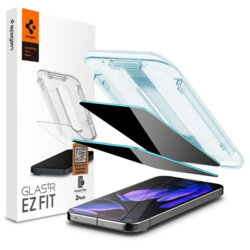 [Pachet 2x] Folie Google Pixel 9 Spigen Glas.tR EZ Fit, privacy