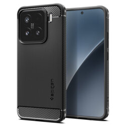Husa Xiaomi 15 Spigen Rugged Armor, negru