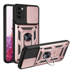 Husa Samsung Galaxy S20 5G protectie camera Techsuit CamShield Series, roz