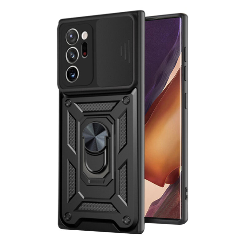 Husa Samsung Galaxy Note 20 Ultra protectie camera Techsuit CamShield Series, negru