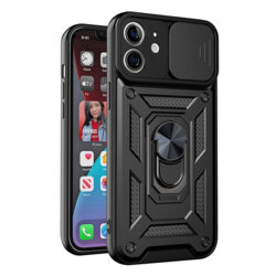 Husa iPhone 12 mini protectie camera Techsuit CamShield Series, negru