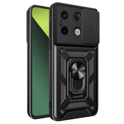 Husa Xiaomi Redmi Note 13 Pro 5G protectie camera Techsuit CamShield Series, negru