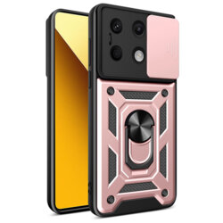 Husa Xiaomi Redmi Note 13 5G protectie camera Techsuit CamShield Series, roz