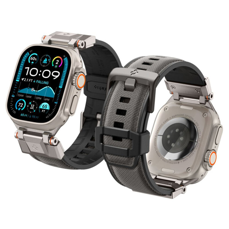 Curea Apple Watch 7 45mm Spigen DuraPro Armor, gri
