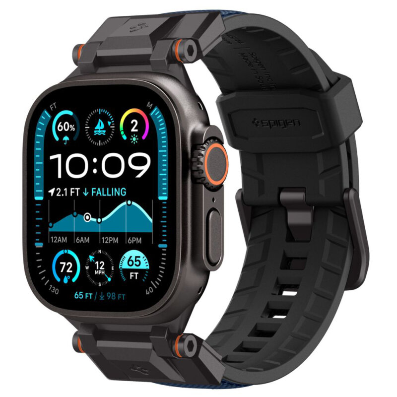 Curea Apple Watch 1 42mm Spigen DuraPro Armor, albastru