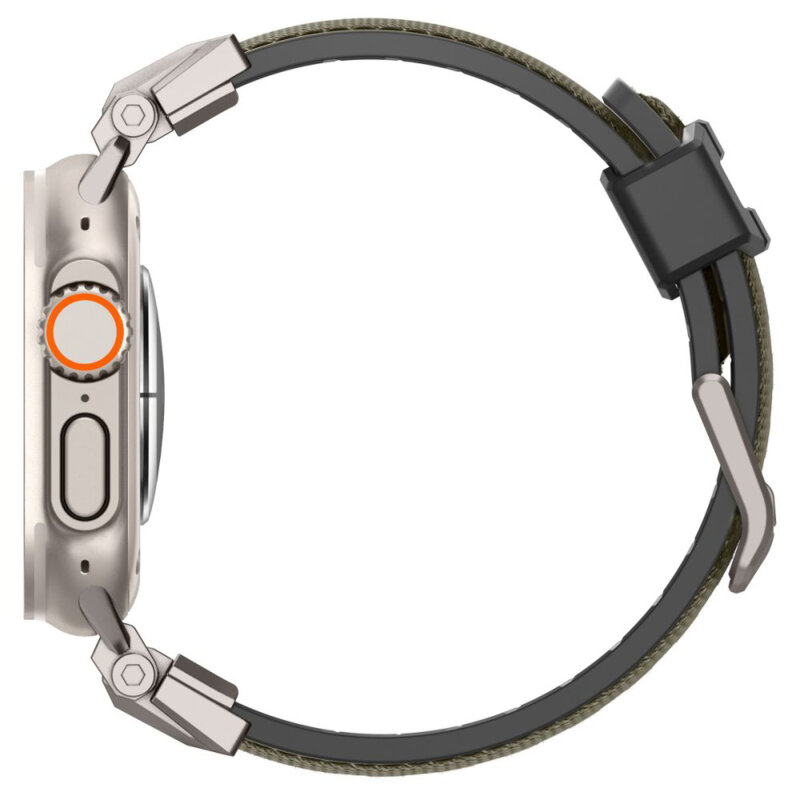 Curea Apple Watch 10 46mm Spigen DuraPro Armor, verde