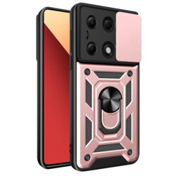 Husa Xiaomi Poco M6 Pro 4G protectie camera Techsuit CamShield Series, roz