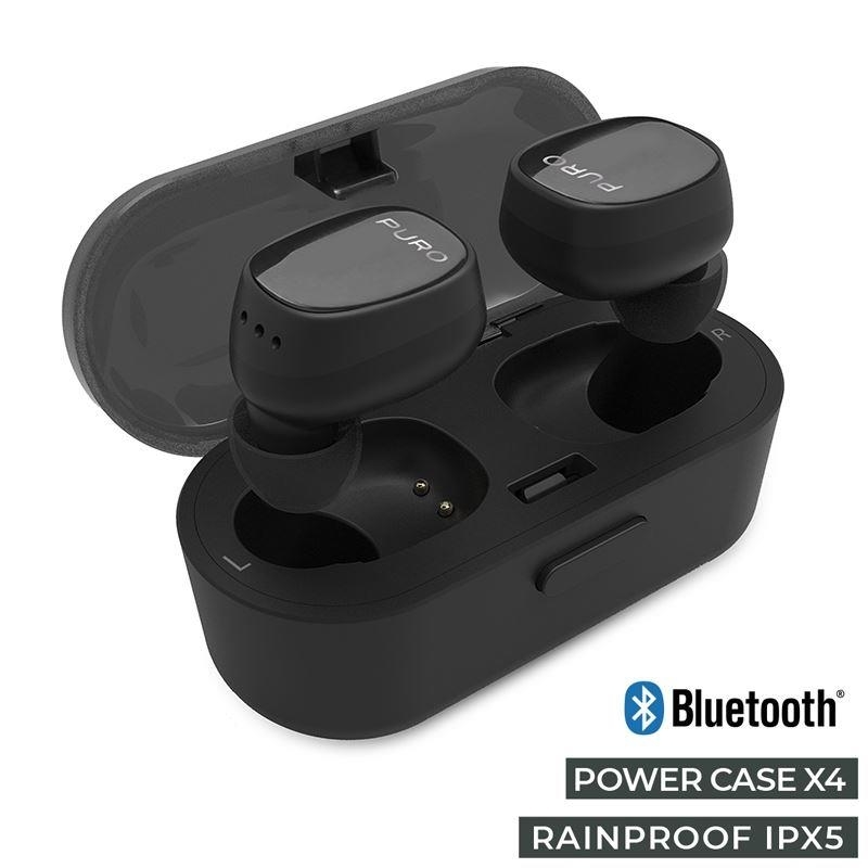 Casti In-Ear True Wireless Cu Microfon Puro Liberty - Black