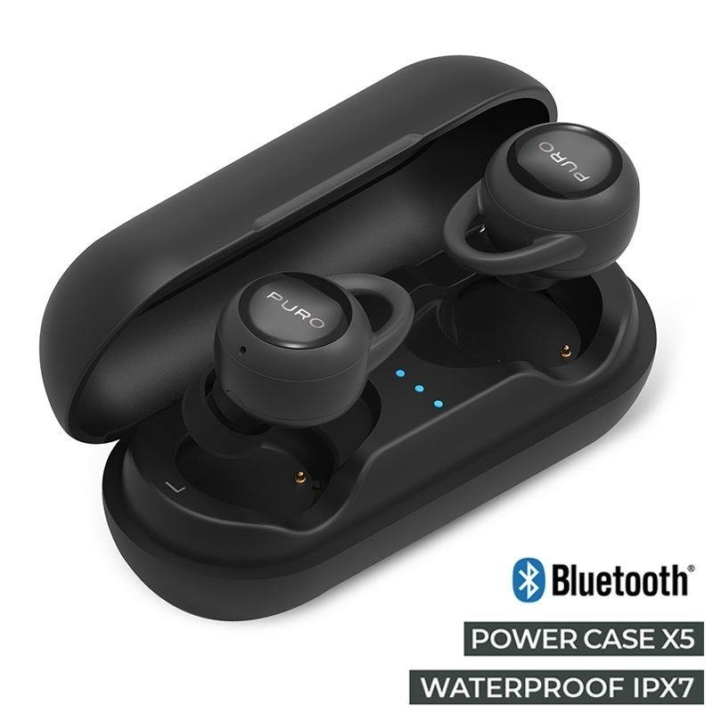 Casti In-Ear True Wireless Cu Microfon Puro Workout - Black