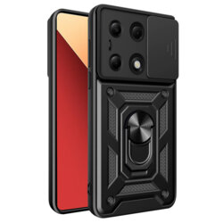 Husa Xiaomi Redmi Note 13 Pro 4G protectie camera Techsuit CamShield Series, negru