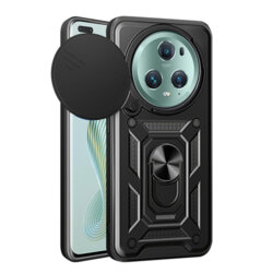 Husa Honor Magic5 Pro protectie camera Techsuit CamShield Series, negru