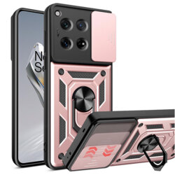 Husa OnePlus 12 protectie camera Techsuit CamShield Series, roz