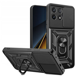 Husa Xiaomi Poco X6 Pro protectie camera Techsuit CamShield Series, negru