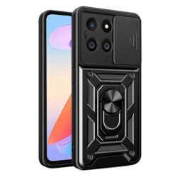 Husa Honor X6a protectie camera Techsuit CamShield Series, negru