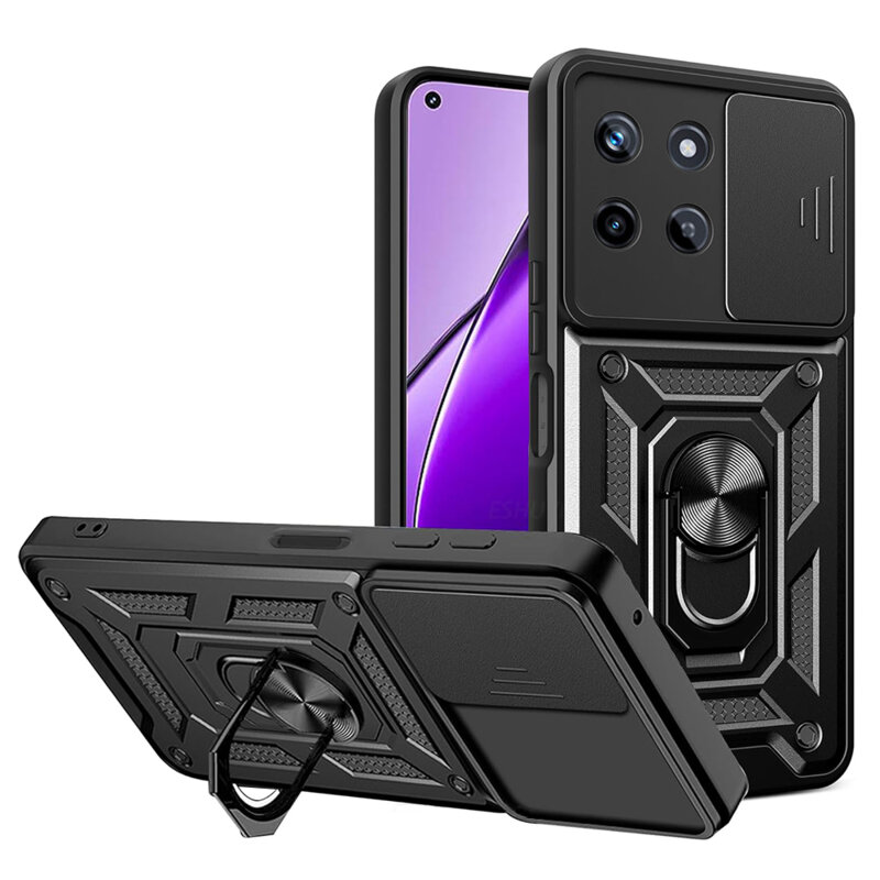 Husa Realme 11 protectie camera Techsuit CamShield Series, negru