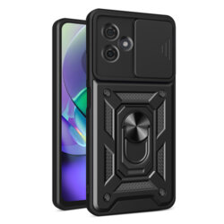 Husa Motorola Moto G54 protectie camera Techsuit CamShield Series, negru