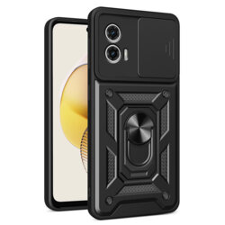 Husa Motorola Moto G73 protectie camera Techsuit CamShield Series, negru