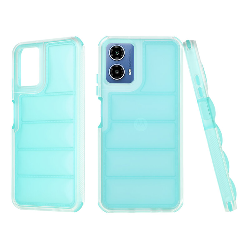 Husa Motorola Moto G34 Techsuit Wave Shield, turcoaz