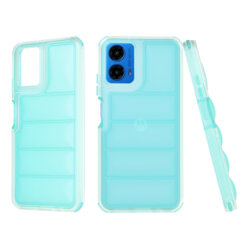 Husa Motorola Moto G45 Techsuit Wave Shield, turcoaz