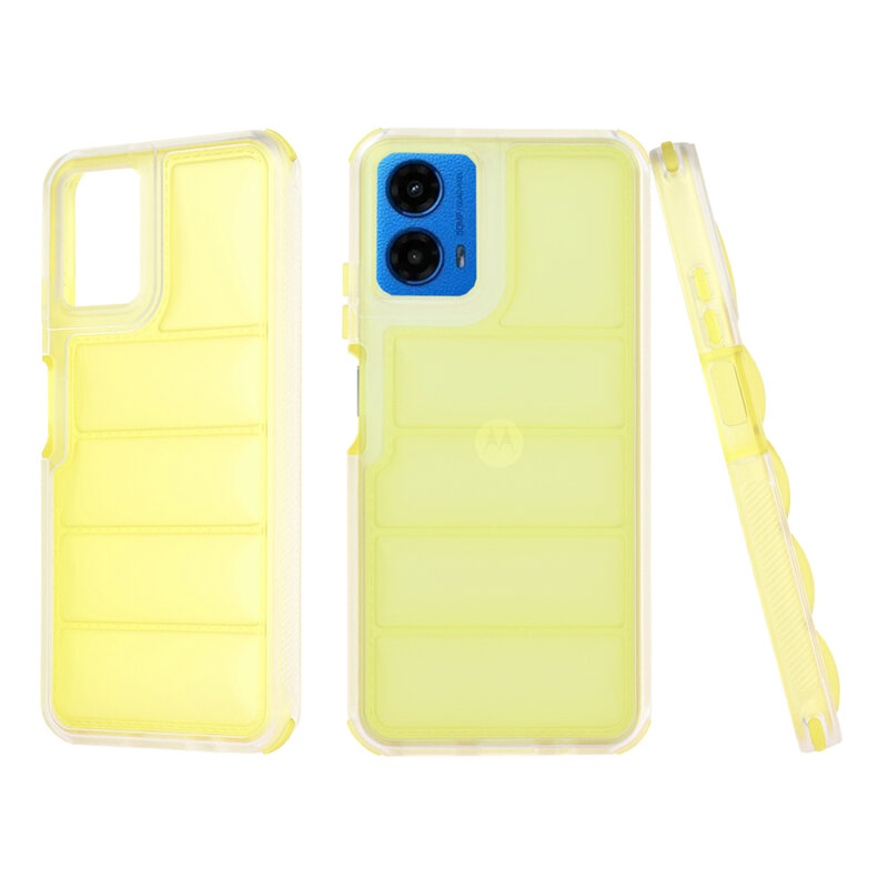 Husa Motorola Moto G34 Techsuit Wave Shield, galben