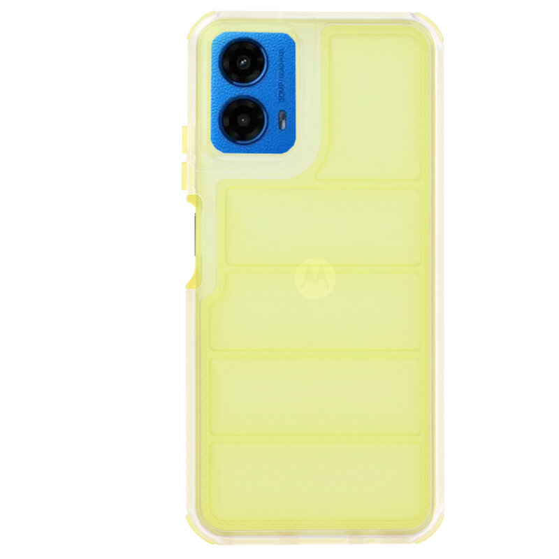Husa Motorola Moto G34 Techsuit Wave Shield, galben