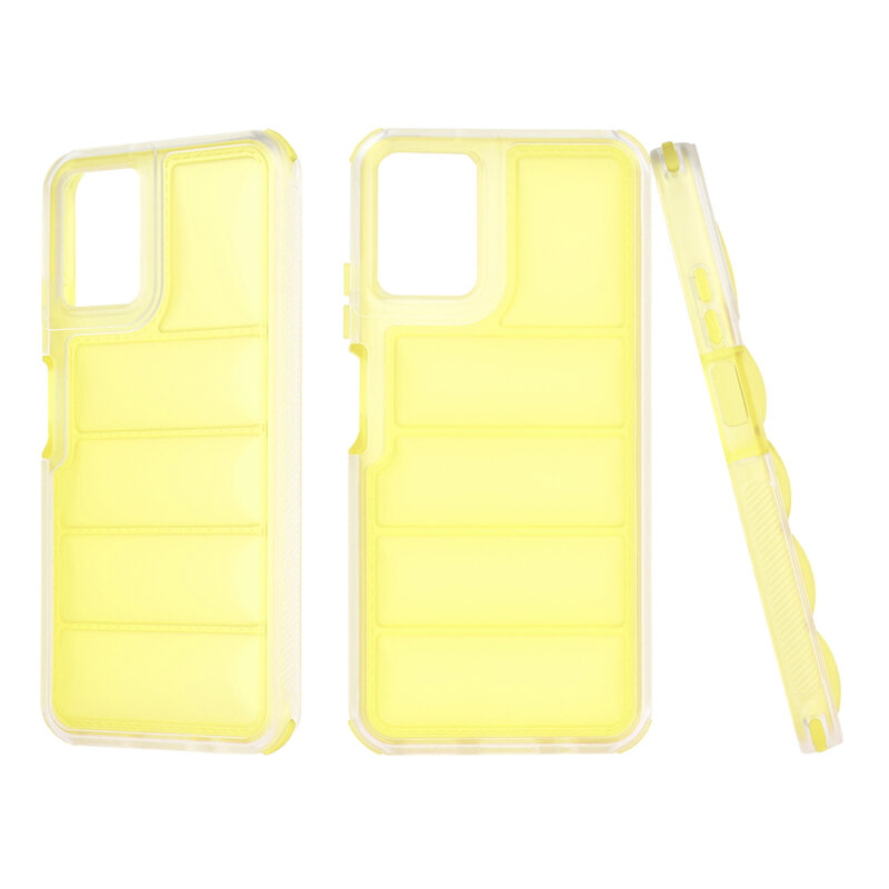 Husa Motorola Moto G45 Techsuit Wave Shield, galben