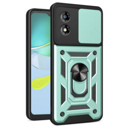 Husa Motorola Moto E13 protectie camera Techsuit CamShield Series, verde