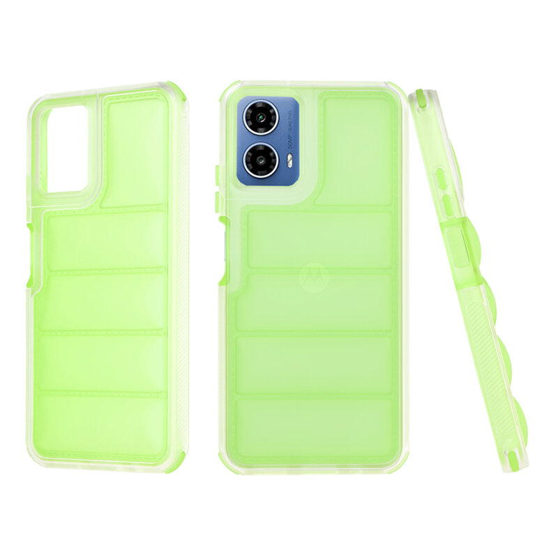 Husa Motorola Moto G34 Techsuit Wave Shield, verde