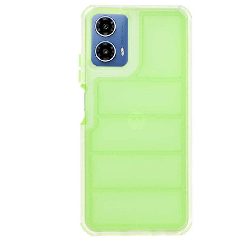 Husa Motorola Moto G34 Techsuit Wave Shield, verde