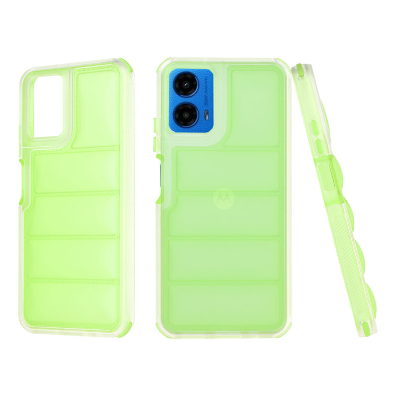 Husa Motorola Moto G45 Techsuit Wave Shield, verde