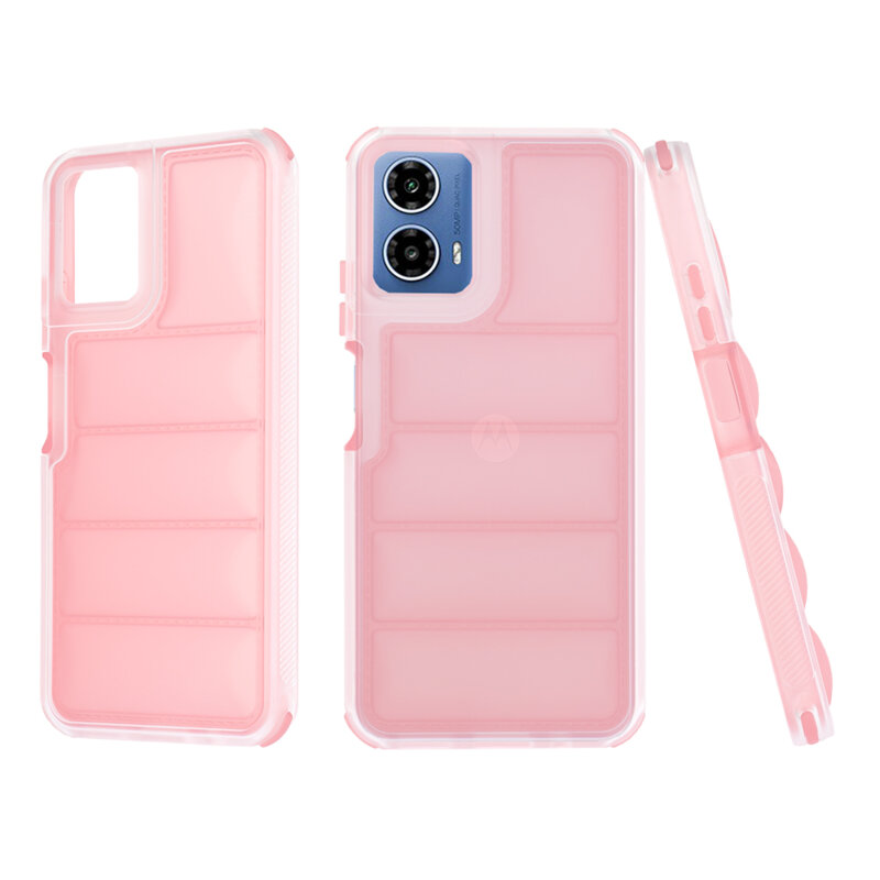 Husa Motorola Moto G34 Techsuit Wave Shield, roz